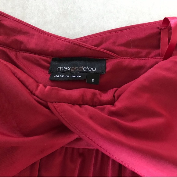 Maxandcleo ladies halter dress size 8 red - Picture 10 of 10